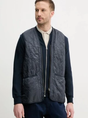 Barbour bezrękawnik Polarquilt Waistcoat/Zip-In Liner męski kolor granatowy przejściowy MLI0002