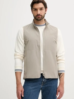 Barbour bezrękawnik RYE męski kolor beżowy przejściowy MGI0288