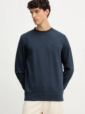 Barbour bluza LAMBETH męska kolor granatowy z aplikacją MOL0712