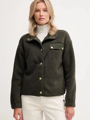 Barbour bluza MABEL damska kolor zielony gładka LOL0646