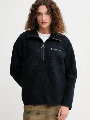 Barbour bluza MERSEA damska kolor granatowy gładka LOL0568