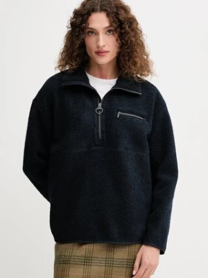Barbour bluza MERSEA damska kolor granatowy gładka LOL0568