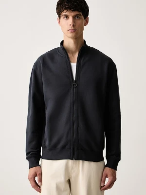 Barbour bluza rozpinana męska bawełniana Caldbeck granatowy
