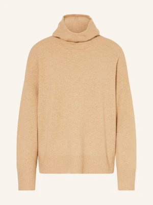 Barbour Bluza Z Kapturem Z Dzianiny Evette beige