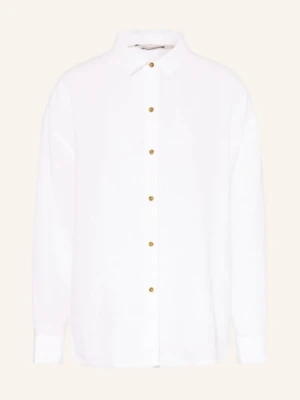 Barbour Bluzka Hampton Z Lnu weiss