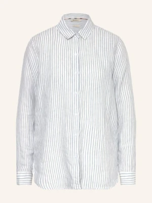 Barbour Bluzka Marine Z Lnu blau