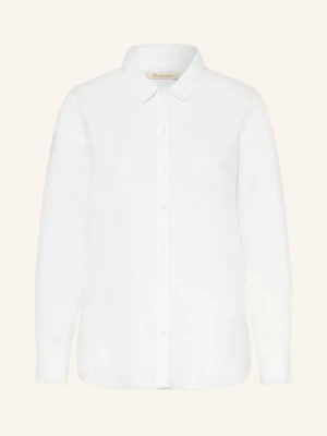 Barbour Bluzka Marine Z Lnu weiss