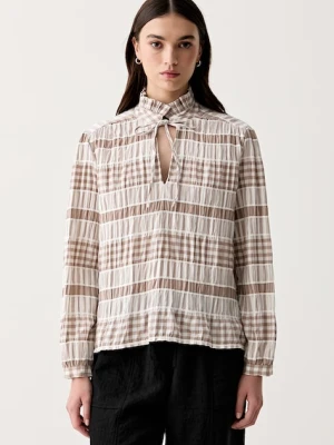 Barbour body damskie bawełniane z elastanem Hinton