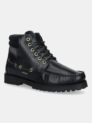 Barbour buty skórzane Tiller męskie kolor czarny MFO0799BK51