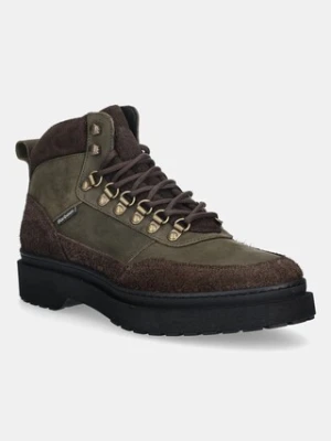 Barbour buty wysokie Sidwood męskie kolor zielony MFO0824OL58