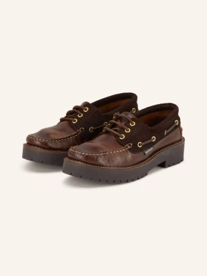 Barbour Buty Żeglarskie Darras braun CIEMNOBRĄZOWY