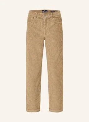 Barbour Chinosy Ze Sztruksu Regular Fit beige