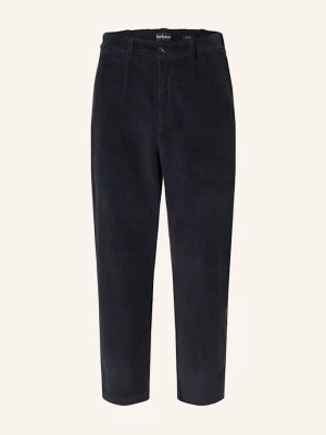 Barbour Chinosy Ze Sztruksu Stretch blau GRANATOWY