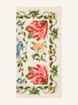 Barbour Chustka Azelia Square weiss