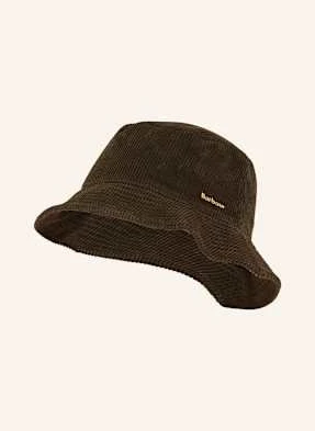 Barbour Czapka Rybacka Ebberston Ze Sztruksu gruen