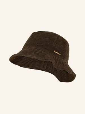 Barbour Czapka Rybacka Ebberston Ze Sztruksu gruen