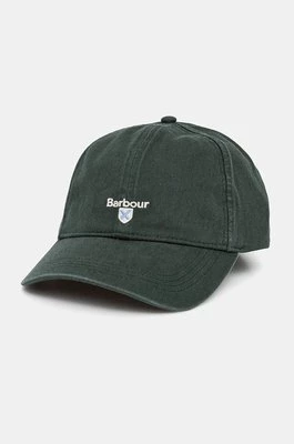 Barbour czapka z daszkiem bawełniana Sports Caps z aplikacją MHA0274