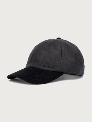 Barbour czapka z daszkiem damska bawełniana granatowy