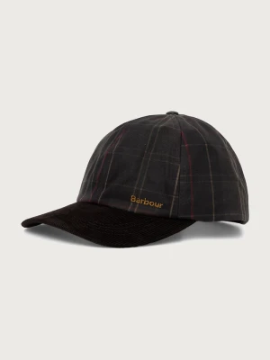 Barbour czapka z daszkiem damska bawełniana zielony