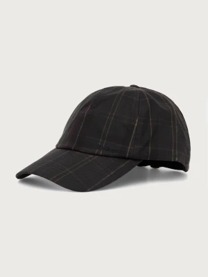 Barbour czapka z daszkiem męska bawełniana brązowy
