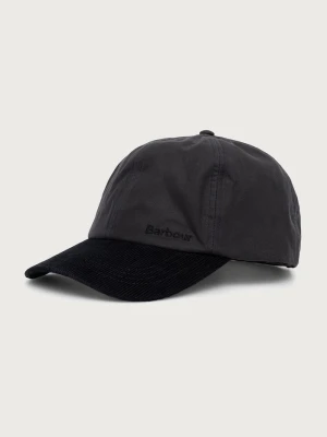 Barbour czapka z daszkiem męska bawełniana granatowy
