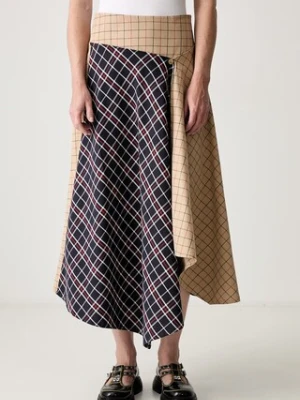 Barbour Dalbury spódnica asymetryczna bawełniana
