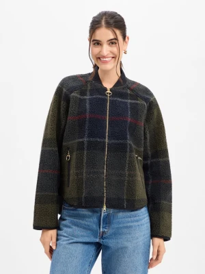 Barbour Damowa kurtka typu teddy Kobiety zielony