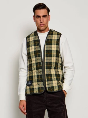 Barbour Dwustronny bezrękawnik Liner | Slim Fit zielony