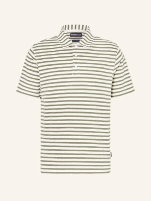 Barbour Dzianinowa Koszulka Polo Farlam weiss biały