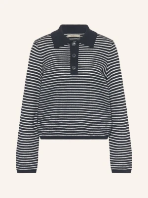 Barbour Dzianinowa Koszulka Polo Inez blau