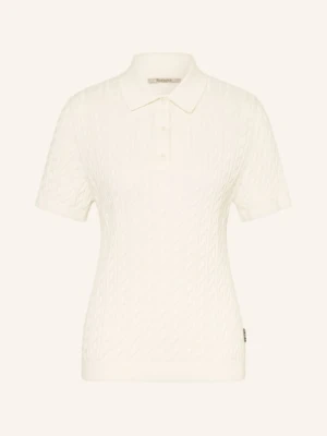 Barbour Dzianinowa Koszulka Polo weiss