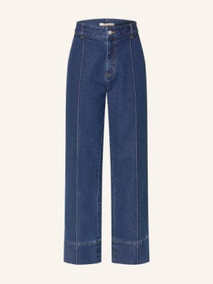 Barbour Dżinsy Z Szerokimi Nogawkami blau