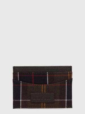 Barbour etui na karty Tartan Cardholder kolor zielony MLG0047