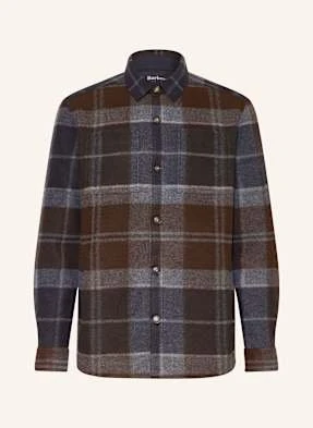 Barbour Flanelowa Koszula Wierzchnia Chapter blau