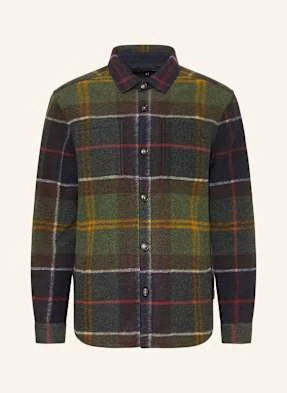 Barbour Flanelowa Koszula Wierzchnia Chapter gruen