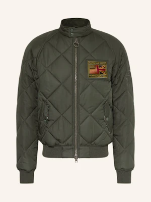 Barbour International Bluzon Pikowany gruen