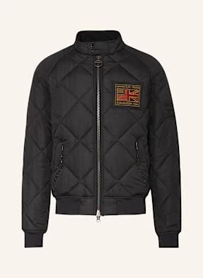 Barbour International Bluzon Pikowany schwarz