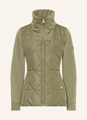 Barbour International Kurtka Kya Z Mieszanki Materiałów gruen