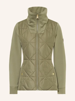 Barbour International Kurtka Kya Z Mieszanki Materiałów gruen