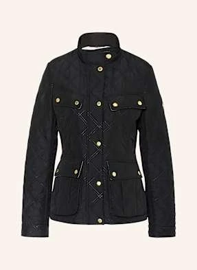 Barbour International Kurtka Pikowana Halsey schwarz