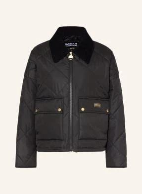 Barbour International Kurtka Pikowana Laia schwarz