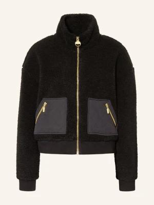Barbour International Kurtka Z Futerkiem Pluszowym Gea schwarz CZARNY