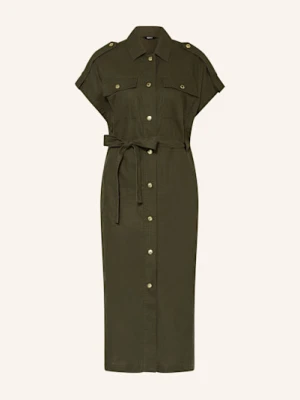 Barbour International Sukienka Koszulowa Harlow Z Lnem gruen