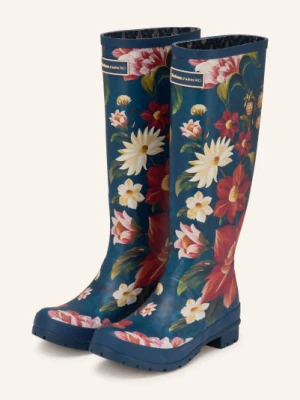 Barbour Kalosze Wild Flower blau