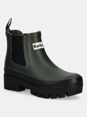Barbour kalosze Halton damskie kolor zielony LRF0100OL12