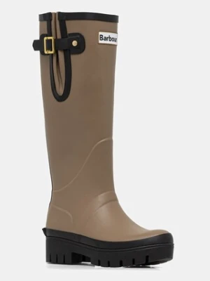 Barbour kalosze Leighton damskie kolor beżowy LRF0116BE31