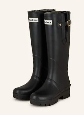 Barbour Kalosze Leighton Welly schwarz