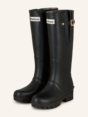 Barbour Kalosze Leighton Welly schwarz