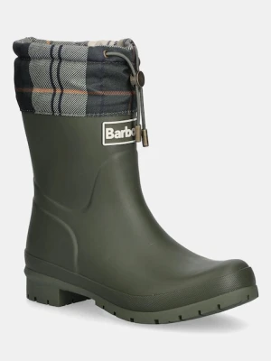Barbour kalosze Mowbray damskie kolor zielony LRF0122OL52