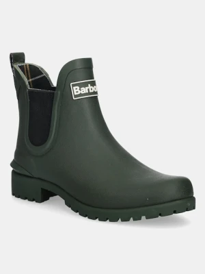 Barbour kalosze Wilton damskie kolor zielony LRF0066OL11
